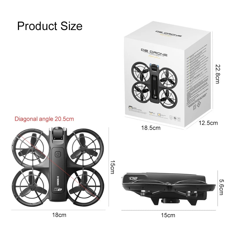 Xiaomi D2 Drone – 8K HD Aerial Camera with Intelligent Obstacle Avoidance