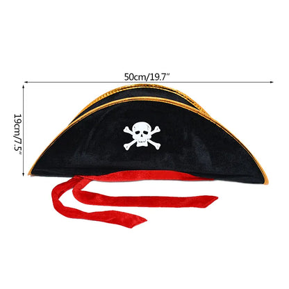 Pirate Party Decoration Kit – Hat, Pistol, Eye Patch & Costume Accessories Set