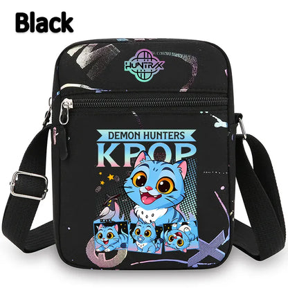 kpop Demon Hunters crossbody phone bag HUNTRX single shoulder pouch k-pop Rumi Huntrix coin wallet purse k pop Warriors Handbag