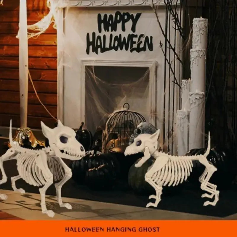 Halloween Animal Skeleton Decoration – Spooky Home Ornament & Yard Prop