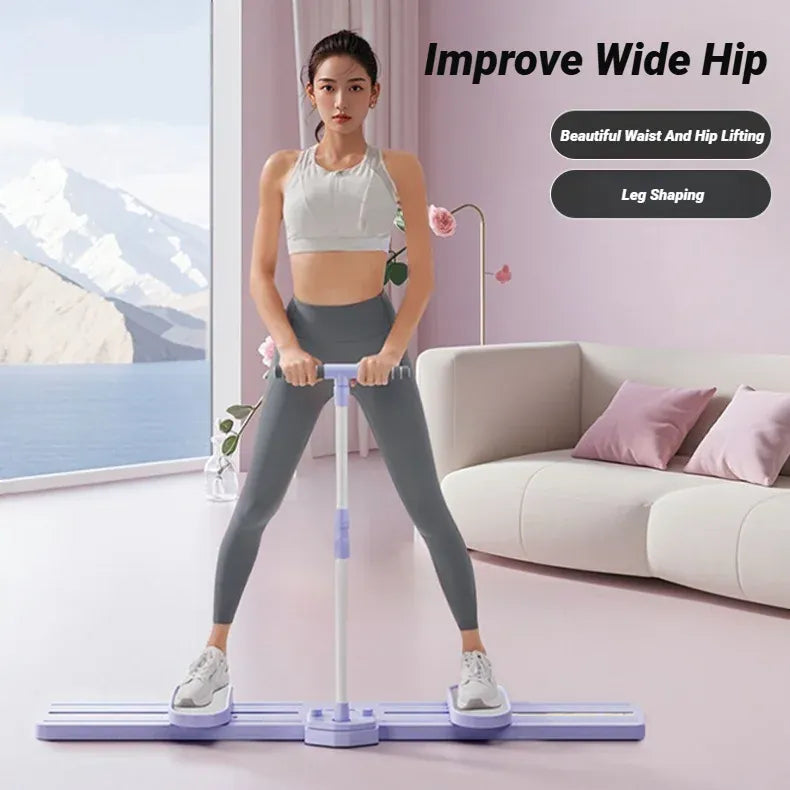 Unisex Leg Fitness Equipment For Thigh Exercises, Foldable Ski Machine Suitable For Various Scenarios.