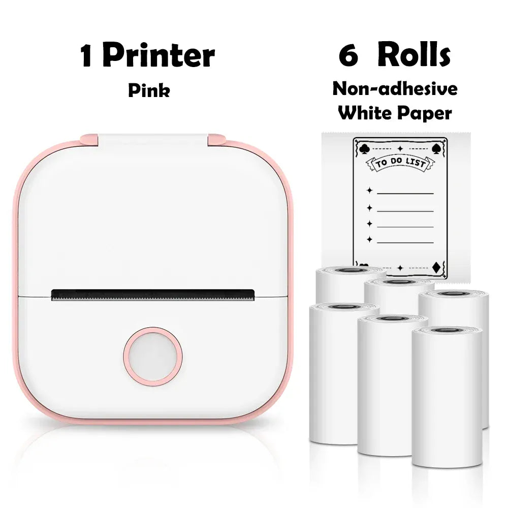 Phomemo T02 Mini Thermal Sticker Printer – Wireless, Inkless & Portable | iOS & Android