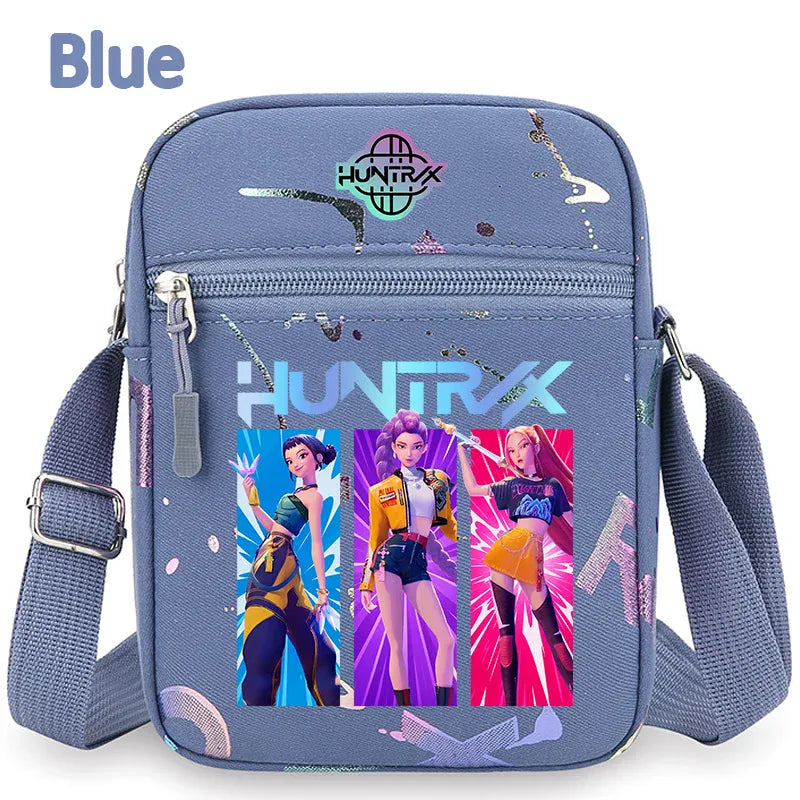 kpop Demon Hunters crossbody phone bag HUNTRX single shoulder pouch k-pop Rumi Huntrix coin wallet purse k pop Warriors Handbag kpop Demon Hunters crossbody phone bag HUNTRX single shoulder pouch k-pop Rumi Huntrix coin wallet purse k pop Warriors Handbag