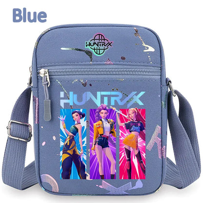 kpop Demon Hunters crossbody phone bag HUNTRX single shoulder pouch k-pop Rumi Huntrix coin wallet purse k pop Warriors Handbag kpop Demon Hunters crossbody phone bag HUNTRX single shoulder pouch k-pop Rumi Huntrix coin wallet purse k pop Warriors Handbag