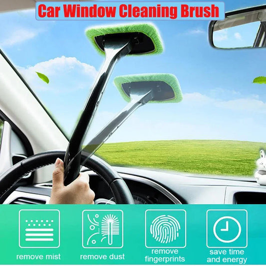Car Front Windshield Cleaning