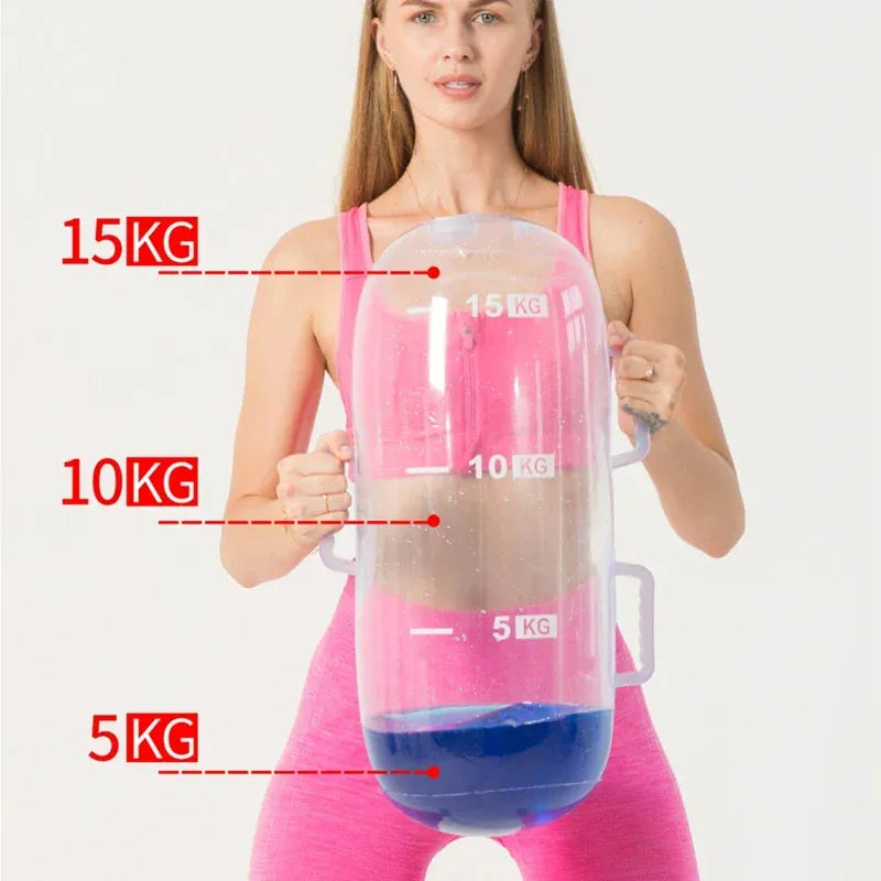 Water Power Bag – Portable Aqua Workout Bag for Strength & Stability Training