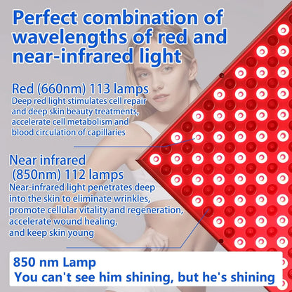Red-Light-LED-Therapy-Panel - Infrared Red Light Therapy Lamp