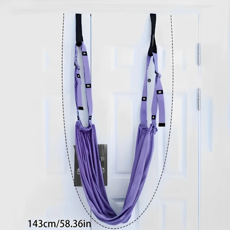Aerial Yoga Strap – Adjustable Door-Mount Pull Rope for Yoga, Stretching & Splits Training