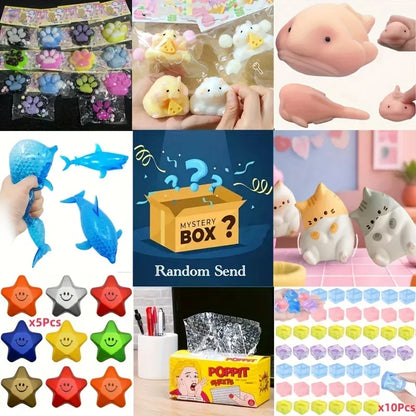 Fun Multicolor Ice Ball Squeeze Toy, Soft Pop & Pinch Sensory Fidget for Stress Relief, Cute Halloween Christmas Gift