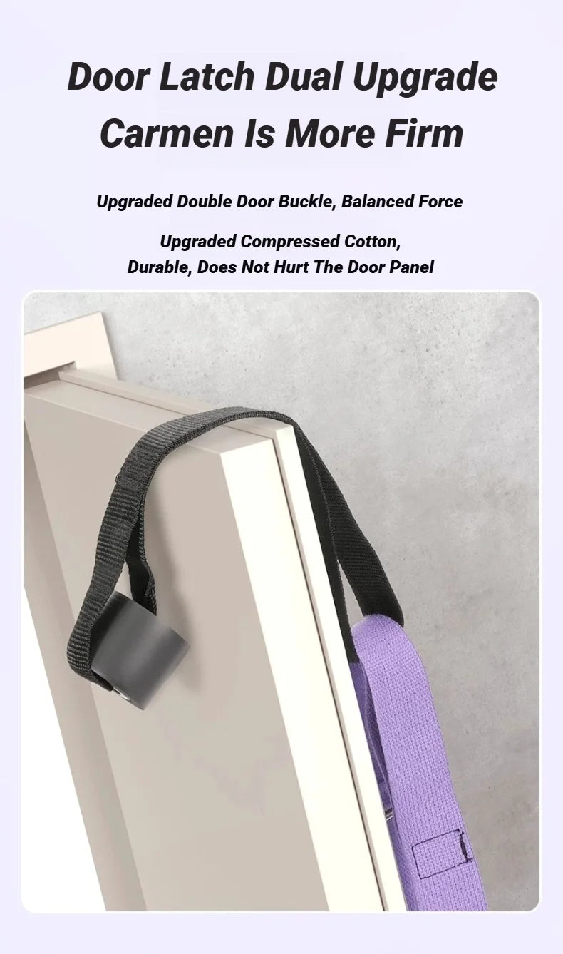 Aerial Yoga Strap – Adjustable Door-Mount Pull Rope for Yoga, Stretching & Splits Training