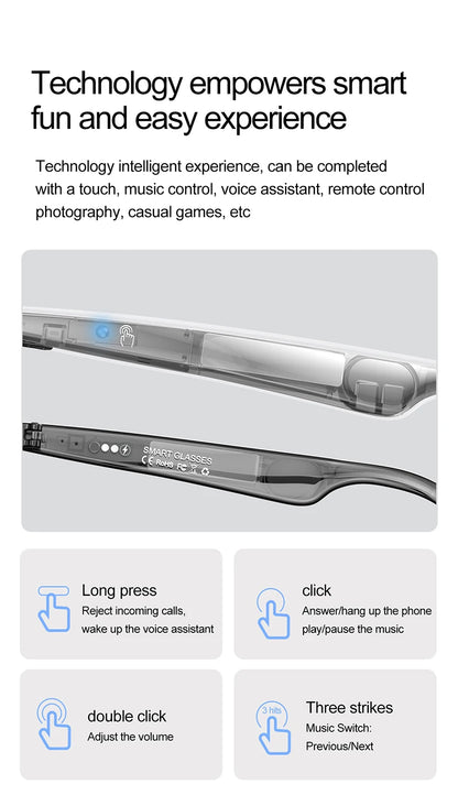 AI Smart Glasses – Real-Time Translation & Smart Wearable Tech for Men & Women
