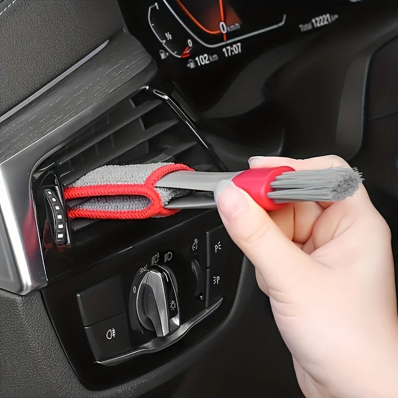 Car air conditioning vent cleaning brush