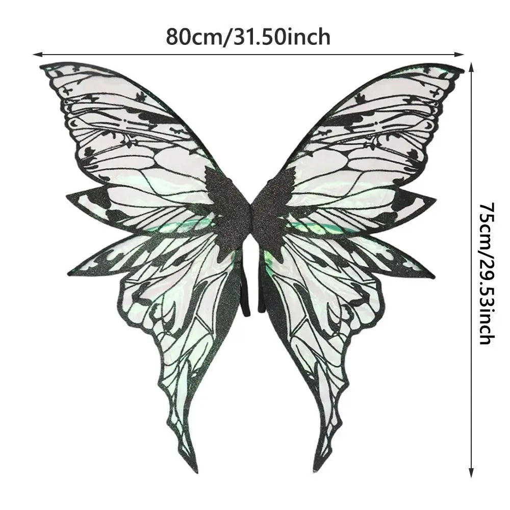 Sparkling Fairy & Angel Wings – Organza Costume Wings for Halloween, Dress-Up & Parties | 10 Colors