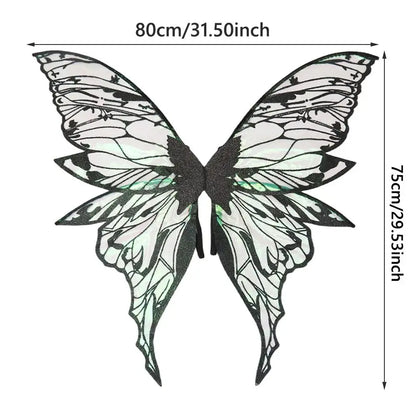 Sparkling Fairy & Angel Wings – Organza Costume Wings for Halloween, Dress-Up & Parties | 10 Colors