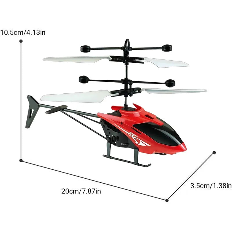 Mini RC Drone – Rechargeable Remote Control Helicopter with Safe Fall-Resistant Design