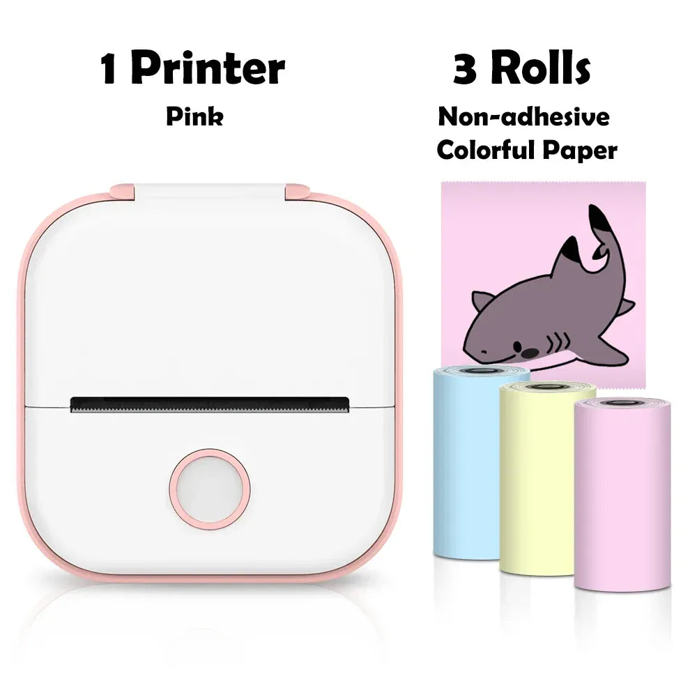 Phomemo T02 Mini Thermal Sticker Printer – Wireless, Inkless & Portable | iOS & Android