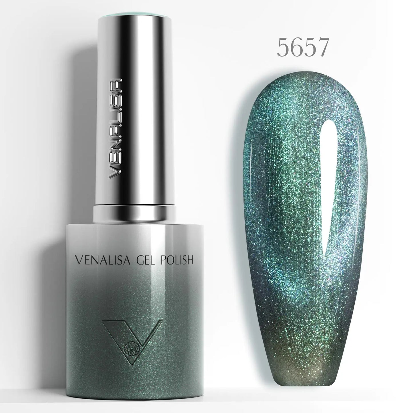 Venalisa 10ml Hema & TPO Free Ultra Cat Eye Effect Nail Gel Polish Soak Off UV LED Long Wear Sparkle Bling Bling Gel Varnish