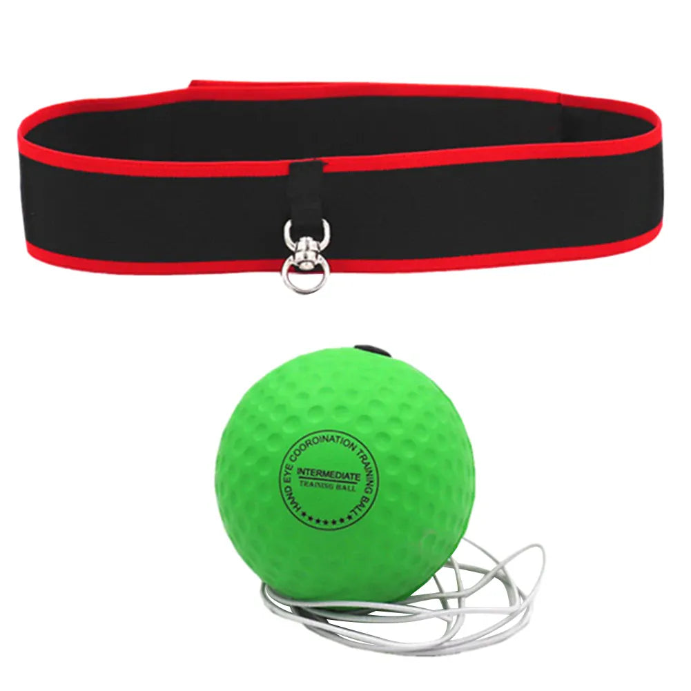 MMA Boxing Speed Ball Head-Mounted Pu Training Hand Eye Reaction Home Sandbag Fitness Equipment Gym Muay Thai Fighting Pressure