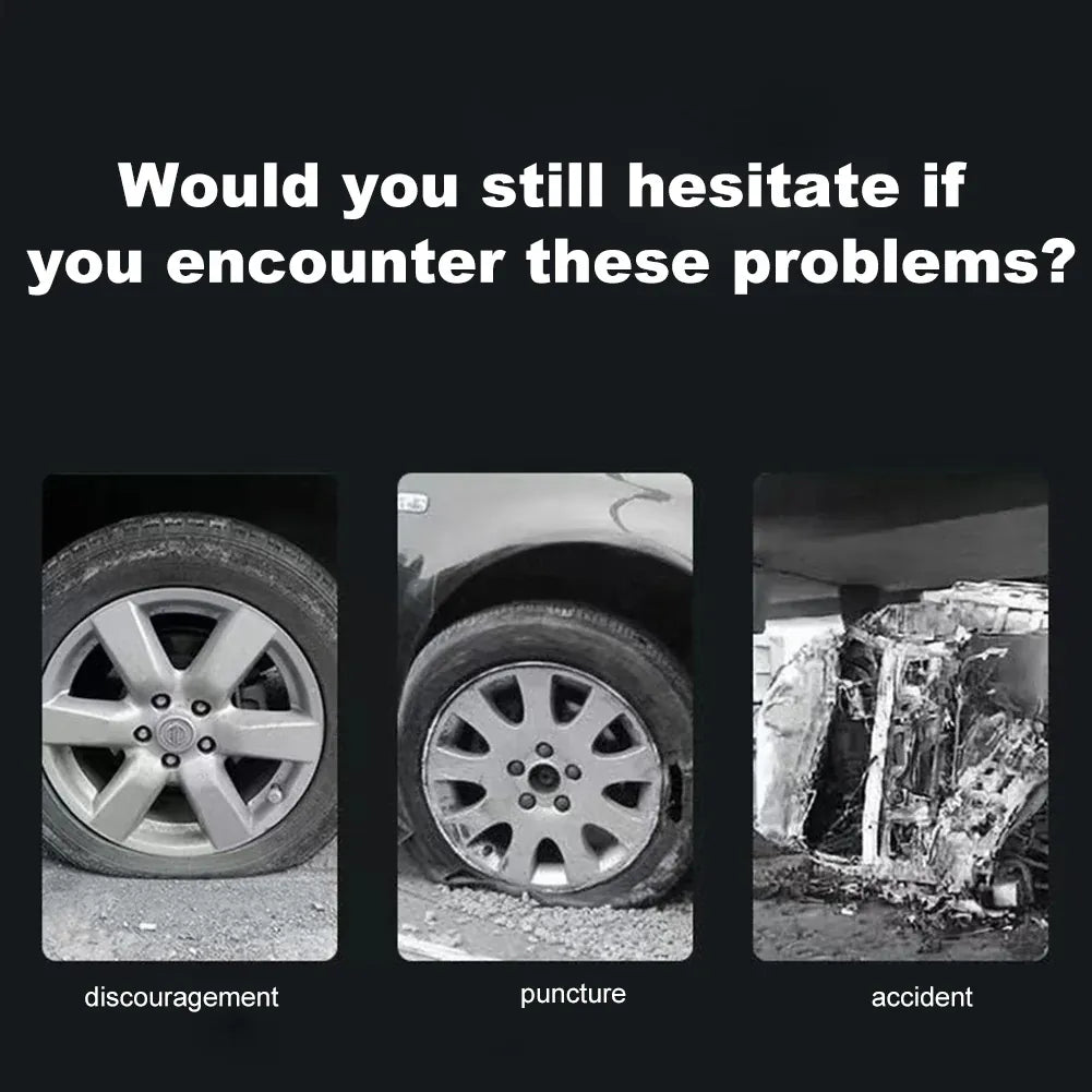 12V Portable Tire Inflator – Heavy Duty Dual Cylinder Air Compressor | Wahooly 12V Heavy Duty Portable Tire Inflator with Digital Gauge & LED Light