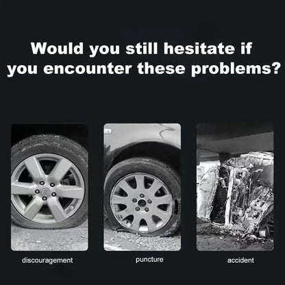 12V Portable Tire Inflator – Heavy Duty Dual Cylinder Air Compressor | Wahooly 12V Heavy Duty Portable Tire Inflator with Digital Gauge & LED Light