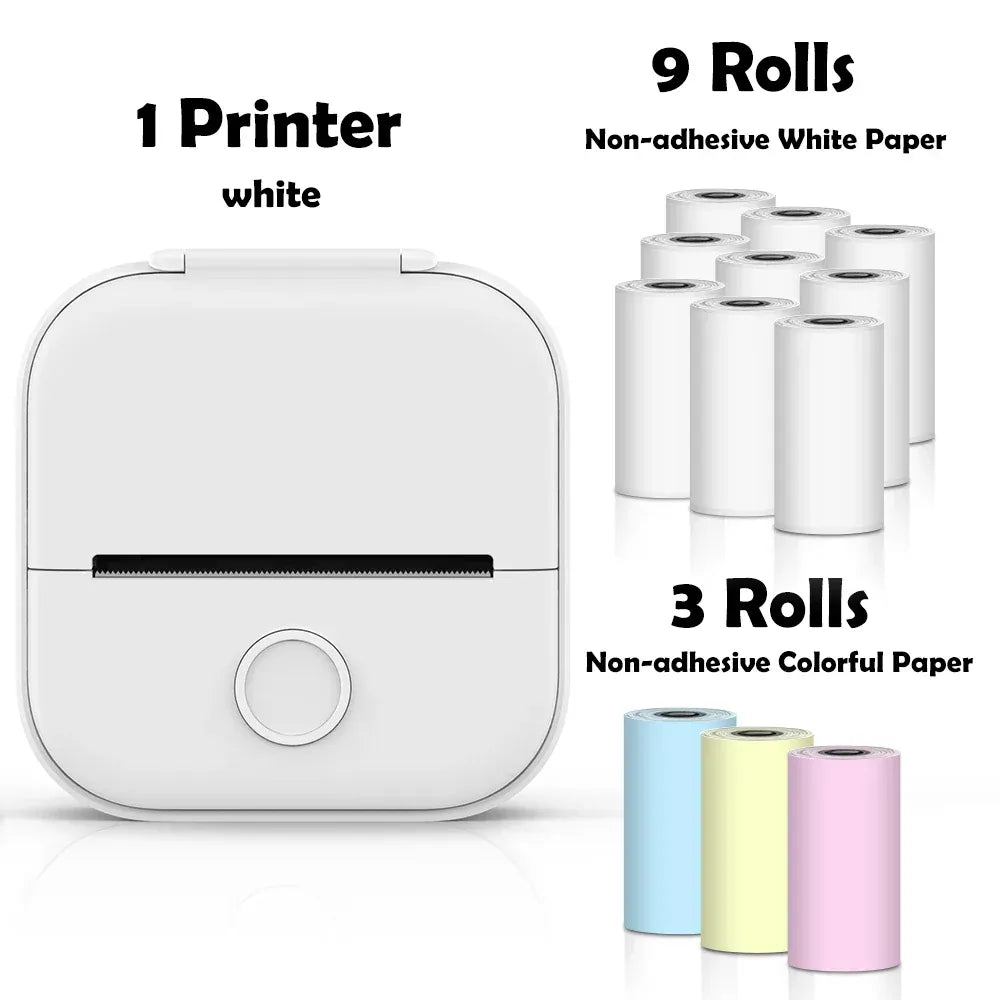 Phomemo T02 Mini Thermal Sticker Printer – Wireless, Inkless & Portable | iOS & Android