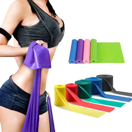 Yoga Tension Band Resistance Bands Yoga Gym Elastic Gum Strength Pilates Cross Fit Rubber Pull Band Gym Sports Exercise Band