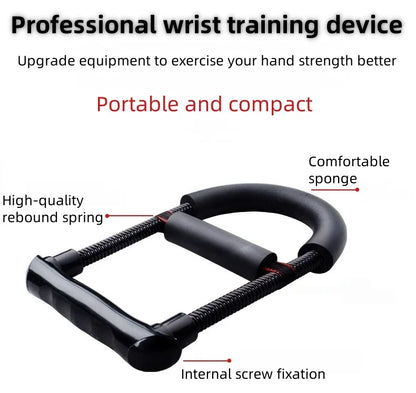 Adjustable Arm Trainer for Forearm Hand Wrist Strengthening Grip Exercise EquipmentFitnessDevice for SportsDominate Your Workout