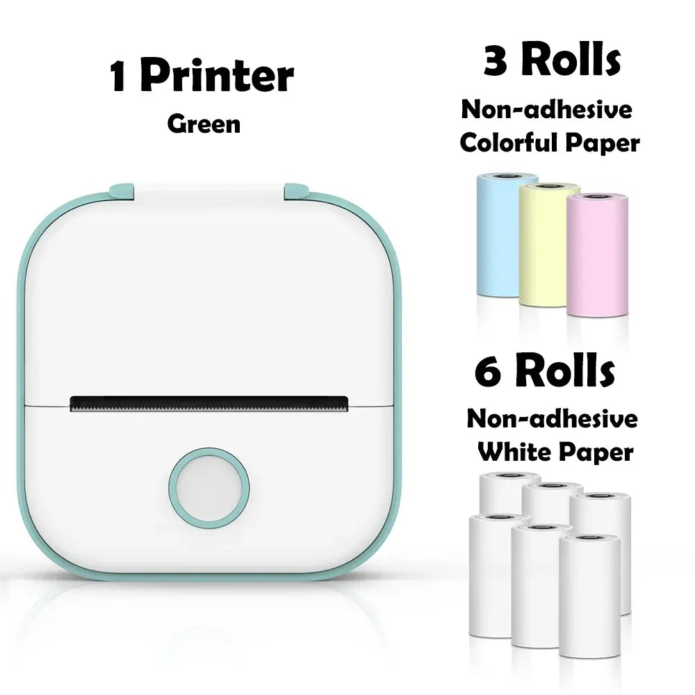 Phomemo T02 Mini Thermal Sticker Printer – Wireless, Inkless & Portable | iOS & Android