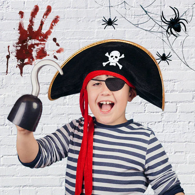 Pirate Party Decoration Kit – Hat, Pistol, Eye Patch & Costume Accessories Set
