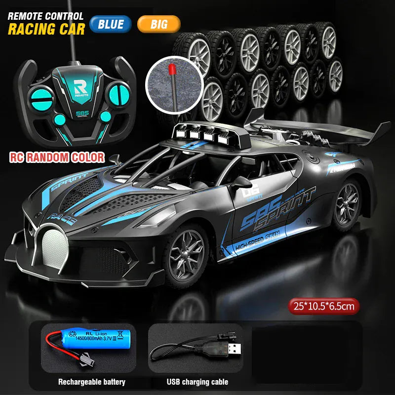 Rc Car 4Ch High-Speed Remote Control Drift Racing Car Electric Sportscar Toy Vehicle Model Toys for Boys Kids Birthday Gift Rc Car 4Ch High-Speed Remote Control Drift Racing Car Electric Sportscar Toy Vehicle Model Toys for Boys Kids Birthday Gift