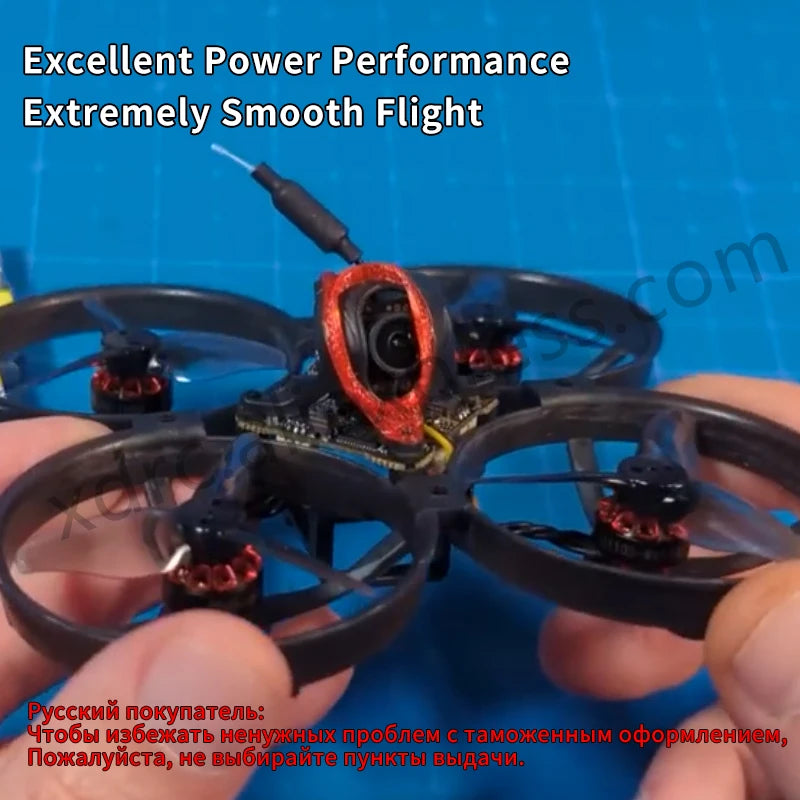Happymodel Mobula8 Drone/Frame KIT 1-2S 85mm Micro FPV Whoop Quadcopter Drone 2.4G ELRS Receiver X12 AIO Brushless Motor New