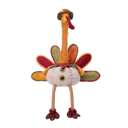 Thanksgiving Décor Turkey Plush Cute Stuffed Animal