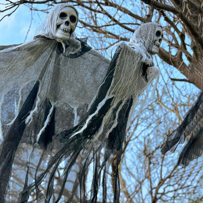 LED Halloween Skeleton Ghost Decoration – Glowing Spooky Indoor & Outdoor Decor