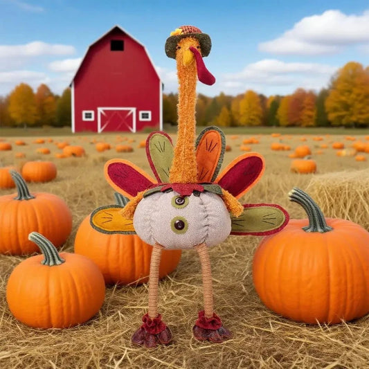Thanksgiving Décor Turkey Plush Cute Stuffed Animal