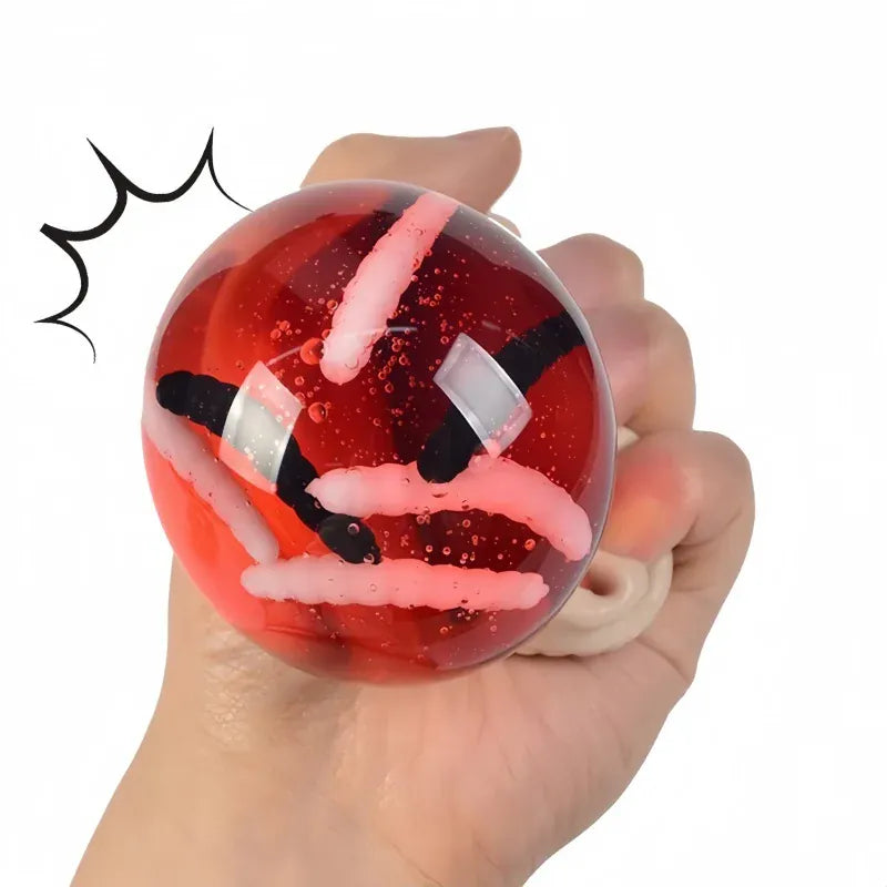 Skull Squeeze Stress Ball – Spooky Sensory Fidget Toy for Kids & Adults