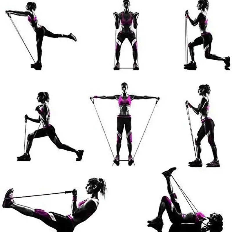 Resistance Bands With Handles for Men & Women – Home Workout | Wahooly Resistance Bands With Handles – Workout Bands for Men & Women (10–30LB)