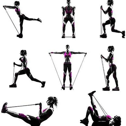 Resistance Bands With Handles for Men & Women – Home Workout | Wahooly Resistance Bands With Handles – Workout Bands for Men & Women (10–30LB)