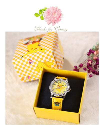 Pocket Monster Pikachu Fashion Cosplay Watch Creative Boys Girls Children's Anime Cartoon Birthday Gifts with Box Pocket Monster Pikachu Fashion Cosplay Watch Creative Boys Girls Children's Anime Cartoon Birthday Gifts with Box