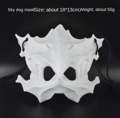 Dragon God Half Face Mask – Fierce COS Costume Mask for Halloween & Cosplay