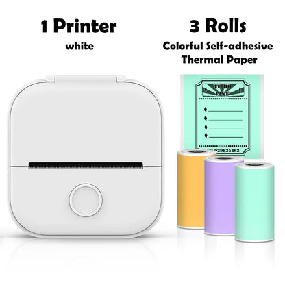 Phomemo T02 Mini Thermal Sticker Printer – Wireless, Inkless & Portable | iOS & Android