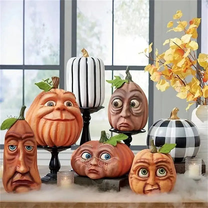 Halloween Atmosphere Outdoor Decoration Props Ghost Party Mutated Pumpkin Head Courtyard Decorationindoor Garden Accessories