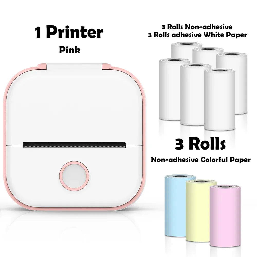 Phomemo T02 Mini Thermal Sticker Printer – Wireless, Inkless & Portable | iOS & Android