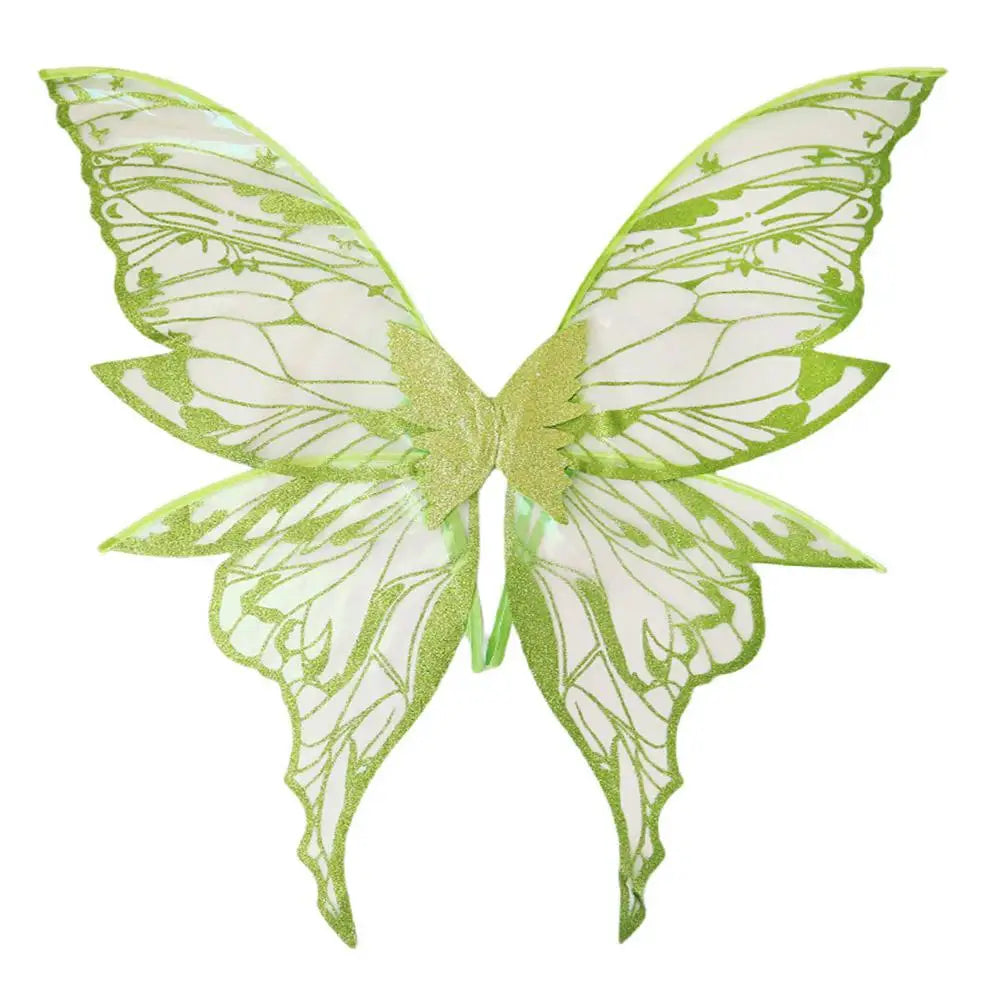 Sparkling Fairy & Angel Wings – Organza Costume Wings for Halloween, Dress-Up & Parties | 10 Colors