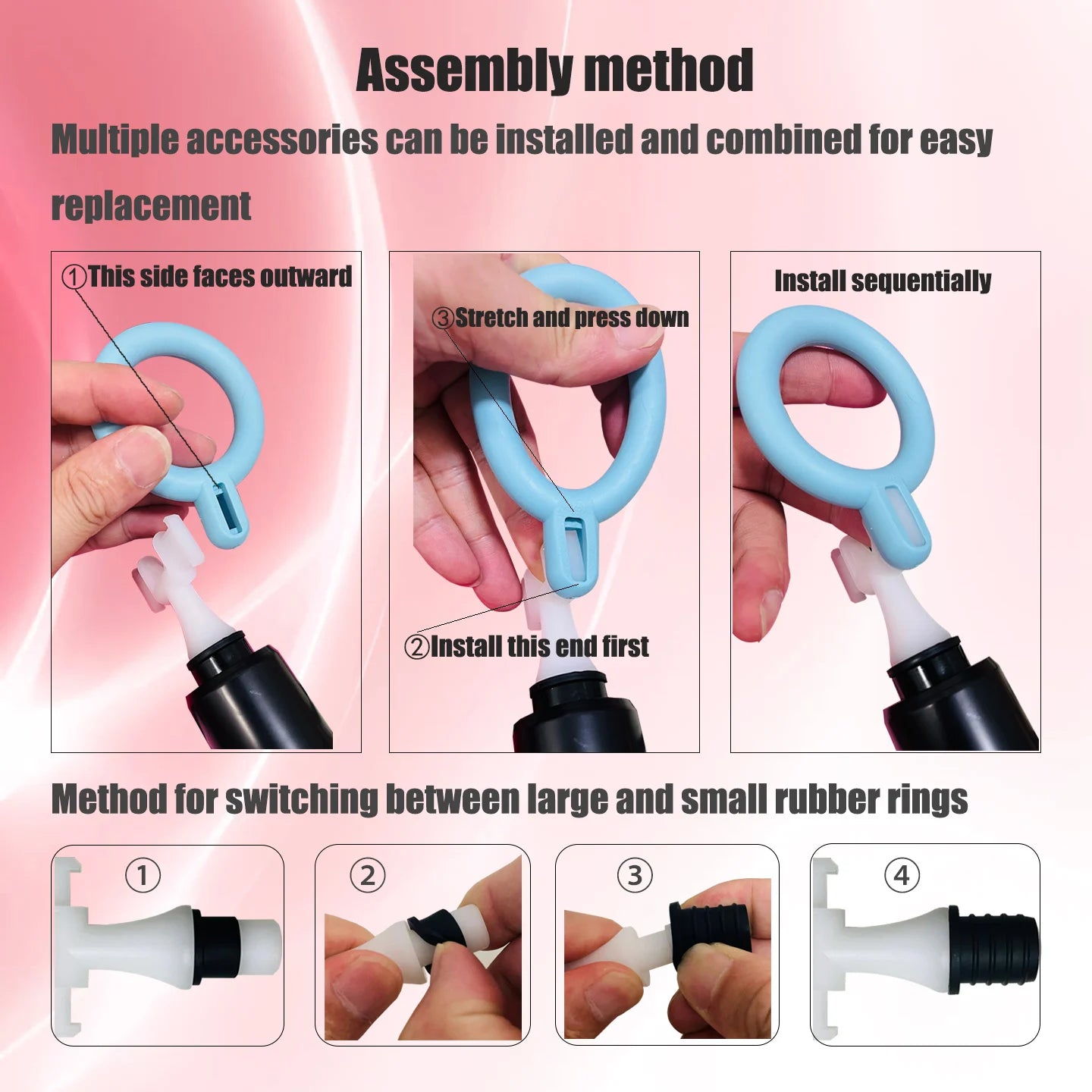 Massage Gun Head Attachments – Replacement Tips for 12mm & 19mm Shaft Massagers