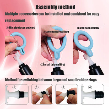 Massage Gun Head Attachments – Replacement Tips for 12mm & 19mm Shaft Massagers