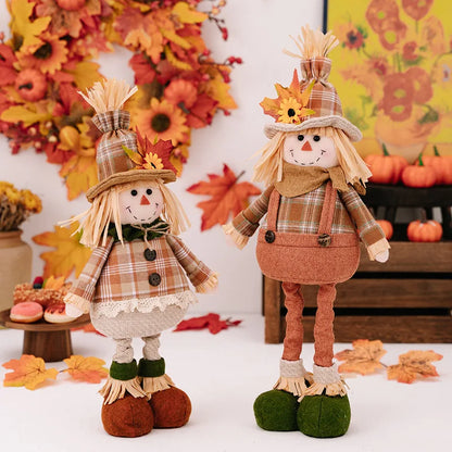 1PCS Thanksgiving Harvest Festival Sunflower Scarecrow