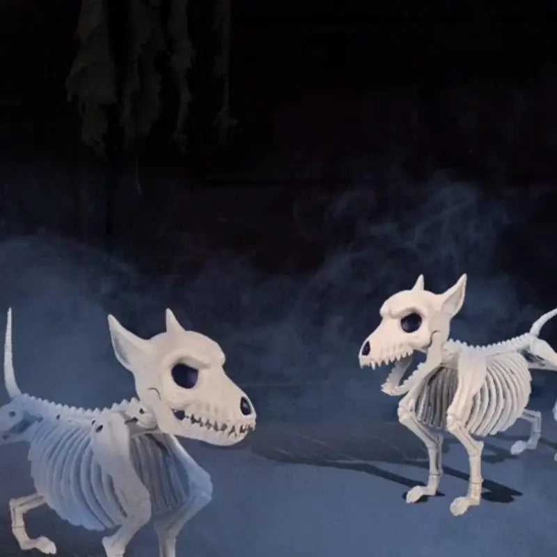Halloween Animal Skeleton Decoration – Spooky Home Ornament & Yard Prop