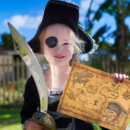 Pirate Party Decoration Kit – Hat, Pistol, Eye Patch & Costume Accessories Set