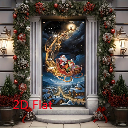 1pcs Christmas Decors Door Santa Claus