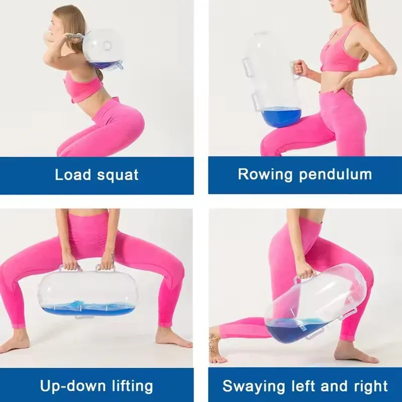 Water Power Bag – Portable Aqua Workout Bag for Strength & Stability Training